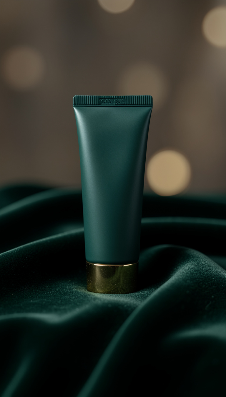 Tube du Contour des Yeux Écrin, 15 ml, pose sur un fond neutre